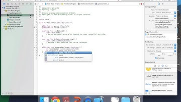 iOS Programming Swift Tutorial #6: How many fingers App video, Make a Guess