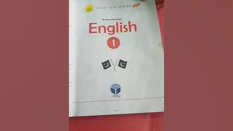 Class 1 English  (Lecture 7) Afaq Sun Series