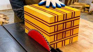 #25 Don't Throw Reusing Old Wood - Professional Tip To Create Dollar Masterpiece From Wood Waste.