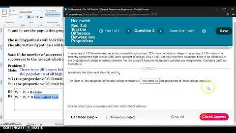Introduction to Section 8.4 and Problem 2 Worked Out
