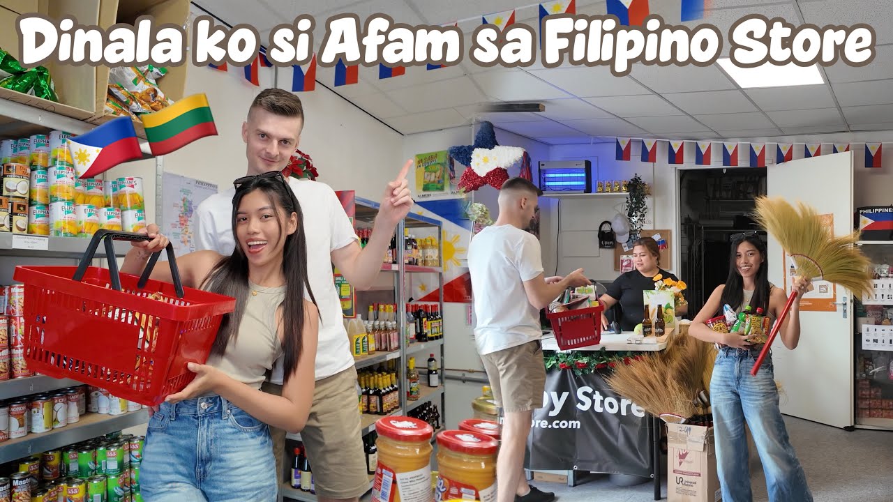 Мы делали покупки в магазине Pinoy в качестве подарка его семье в Литве! 🇱🇹 🇵🇭