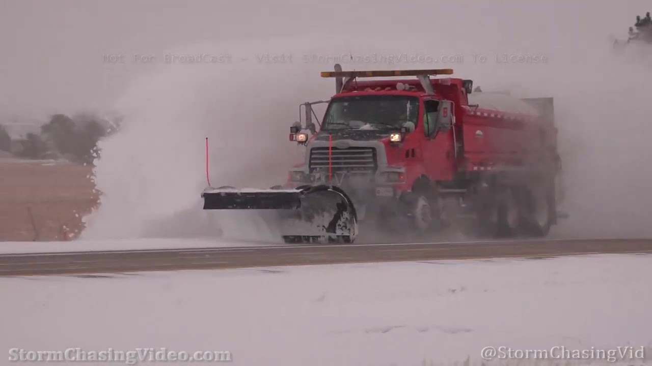 Blowing Snow Impacts Drivers on Interstate 70 in Sherman County, KS - 10/26/2020