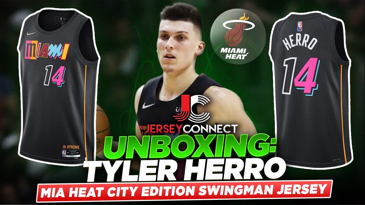 UNBOXING: Tyler Herro Miami Heat Nike Swingman Jersey, City Edition Jersey  2021-2022, 75th