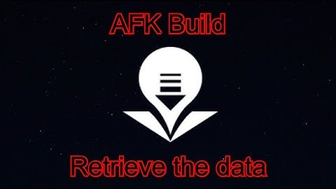 AFK Build Retrieve the Data Build Fortnite Save the World