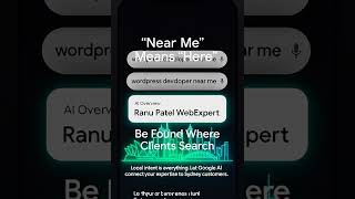 Near Me Means Here |Local SEO Sydney 2025 #rpwebexpert #wordpress #localseo #shorts #sydney #seo #yt