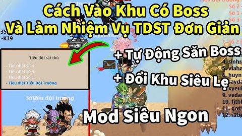 Ngọc Rồng Online - Cách vào khu có boss tdst và làm siêu nhanh tại bản mod của anh Koi octiiu957