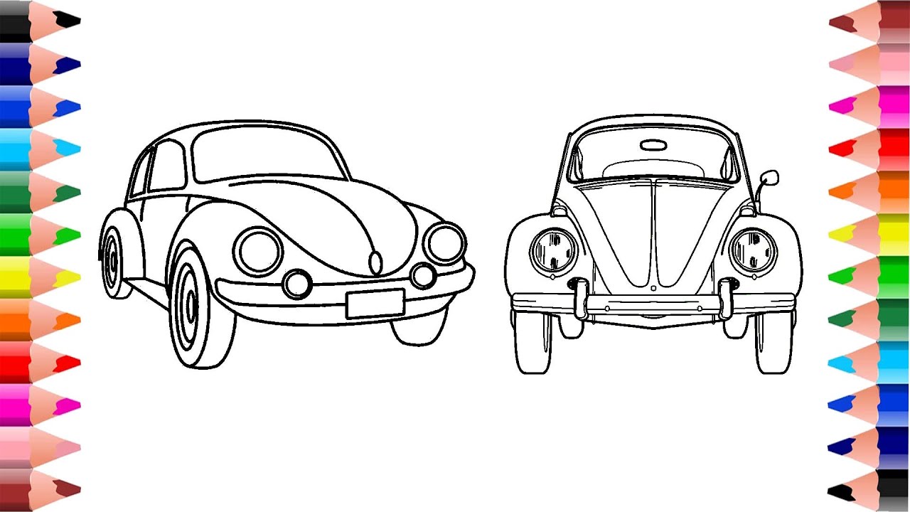 10100  Volkswagen Car Coloring Pages  Latest Free