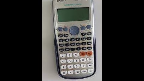 How to use fx-570ES PLUS to solve simultaneous equations