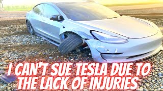 I CAN'T SUE TESLA DUE TO THE LACK OF INJURIES - Bad drivers & Driving fails-learn how to drive #1142