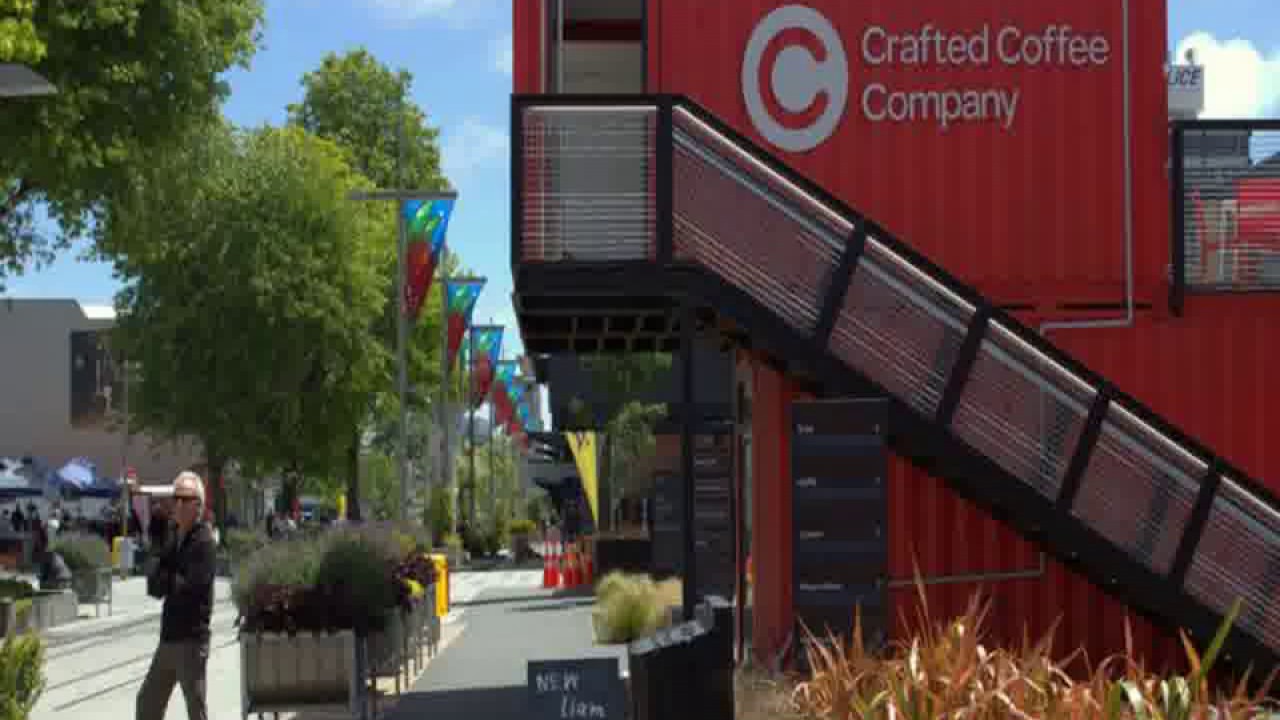 Amazing Shipping Container Coffee Shop