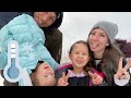 DISFRUTANDO DE LA TORMENTA DE NIEVE 🌨 CON MI FAMILIA 👨‍👩‍👧‍👧(VLOG #2 )