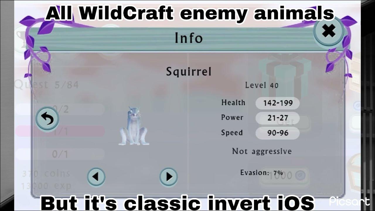 •WildCraft•Enemies but it’s classic invert IOS YouTube