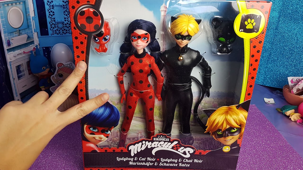 Miraculous - Apriamo le bambole di Ladybug e Chat Noir [Unboxing 