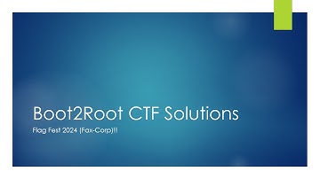 Boot2Root CTF Solutions | Flag Fest 2024 |  Fax-Corp | #0xRobiul