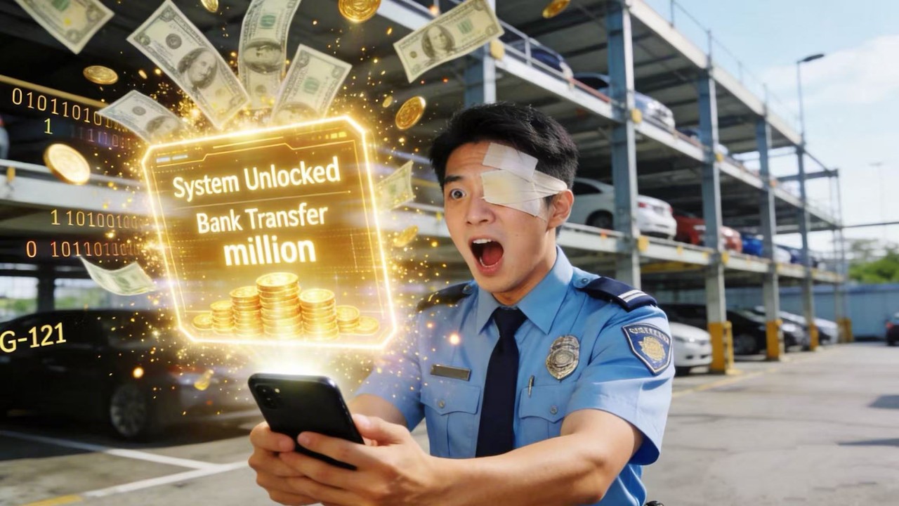 Poor guy, blinded by a bright light,gains superpowers—x-ray vision,a CEO wife, &defeats his bullies