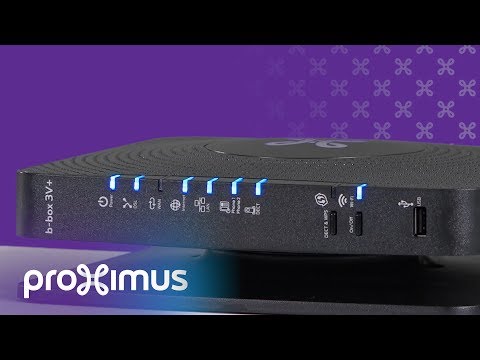 De lampjes op je b-box 3V+ modem nakijken