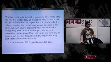 DeepSec 2011: Why the software we use is designed to violate our privacy