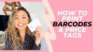 How to Print Barcode Labels and Price Tags | Monika Rose, Online Boutique Boss