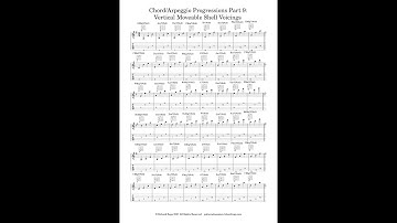 Chord/Arpeggio Progressions Part 9: Vertical Moveable Shell Voicings