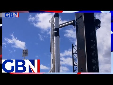 The nasa spacex crew-5 mission lifts off in cape canaveral, florida