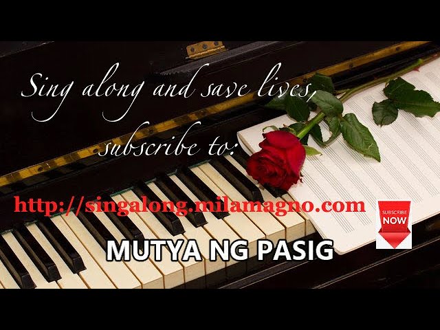 Mutya ng Pasig (tutorial with lyrics and notes)