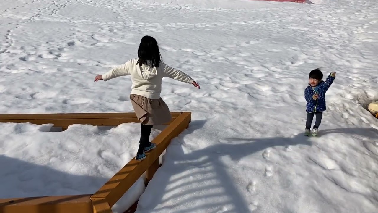 今年度の公園デビュー　カムイの杜公園　大きいフクロウ