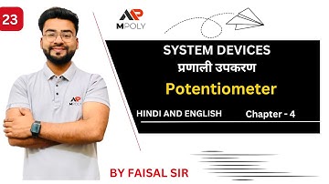 Potentiometer in Hindi | Lec23 || CNC and Automation |#mpoly |By Faisal Sir