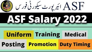 ASF Salary 2022 ASI & Corporal | Ranks