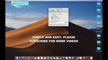HOW TO SHOW OR HIDE CD DRIVE ON YOUR DESKTOP IN MAC OS MOJAVE