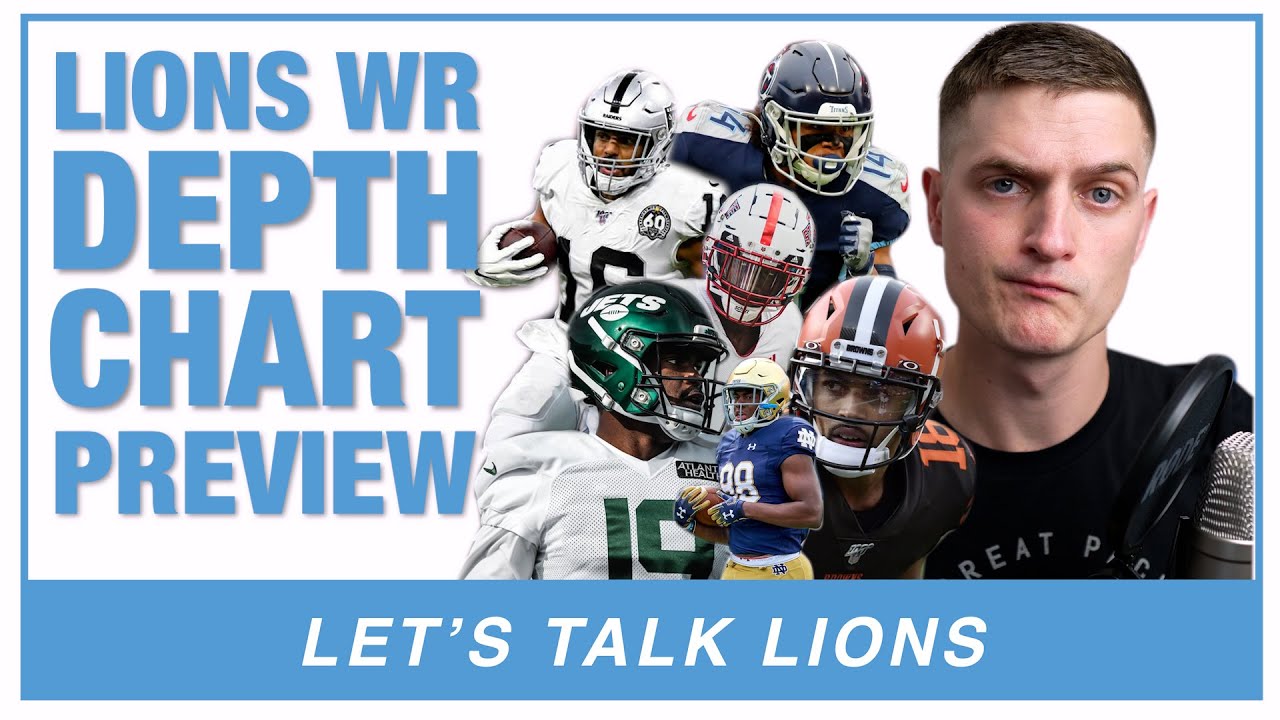 Detroit Lions WR Depth Chart Preview - YouTube