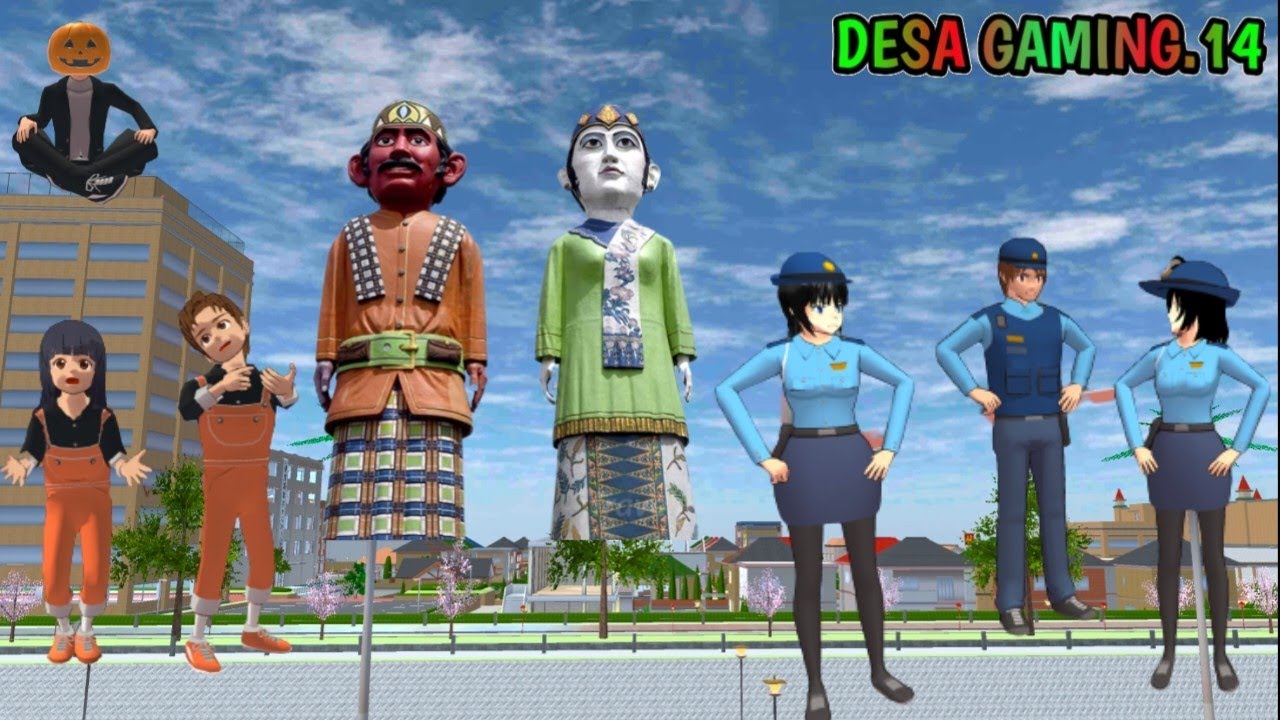 INI DIA YANG MENGHANCURKAN PATUNG ONDEL ONDEL 😱 YUTA BERHASIL MENGALAHKANNYA || SAKURA SCHOOL