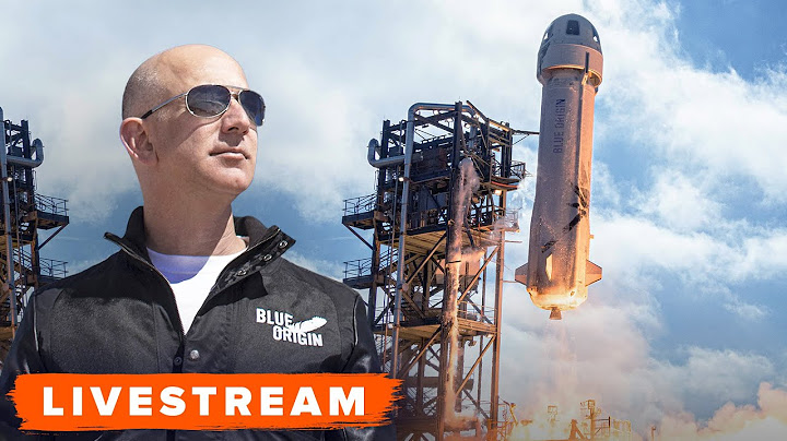 WATCH: Blue Origin launch with Jeff Bezos Onboard! -- Live