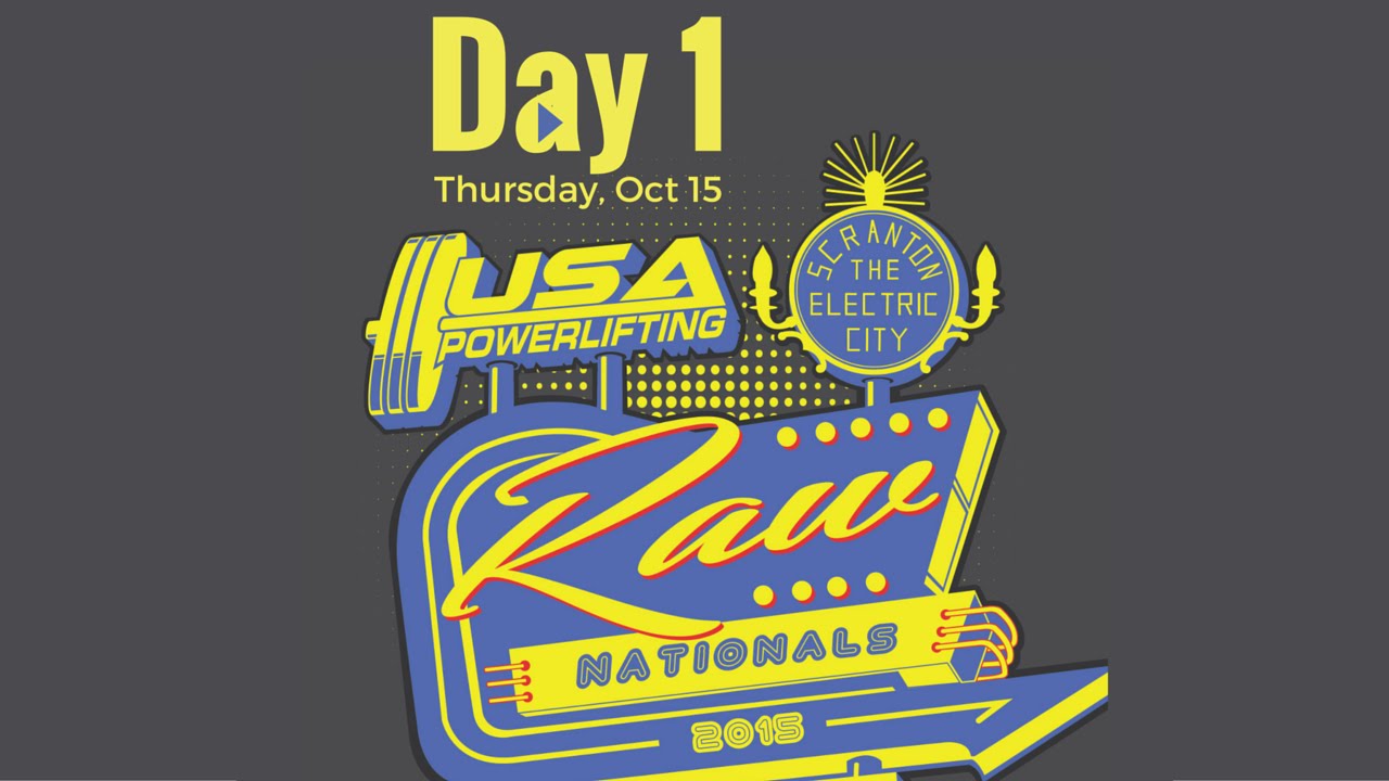 Day 1 (Featured) - 2015 USAPL Raw Powerlifting Nationals - YouTube