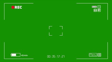 Free Video 4K Camera recording 1 min Cam Viewfinder Green Screen video REALISTIC