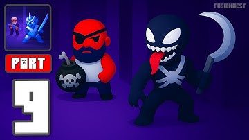 Stealth Master: Assassin Ninja - Gameplay Walkthrough Part 9 - Invisible Spy Agent (iOS, Android)