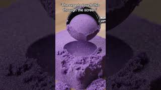 The Ultimate ASMR Sand Scoop 🟪🥄 #shorts