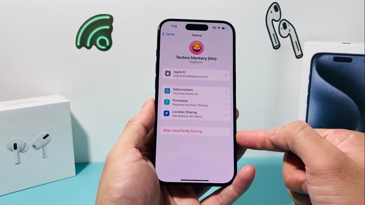 How to Stop Family Sharing on iPhone - YouTube