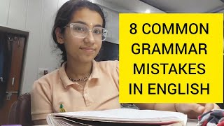 8 Common grammar mistakes in English!!
