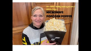 Make Light and Fluffy popcorn in the microwave in just over 2 minutes. Low calorie, cheap & healthy.
