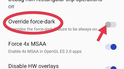 OnePlus N20 5G mobile setting, How to on Override Dark force settings OnePlus N20 5G