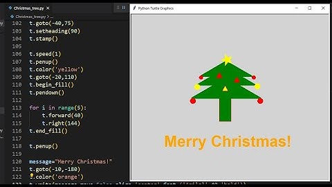 Draw Christmas🎄tree|Full python code||Python turtle