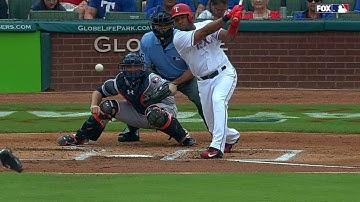 HOU@TEX: Andrus opens the scoring with an RBI single