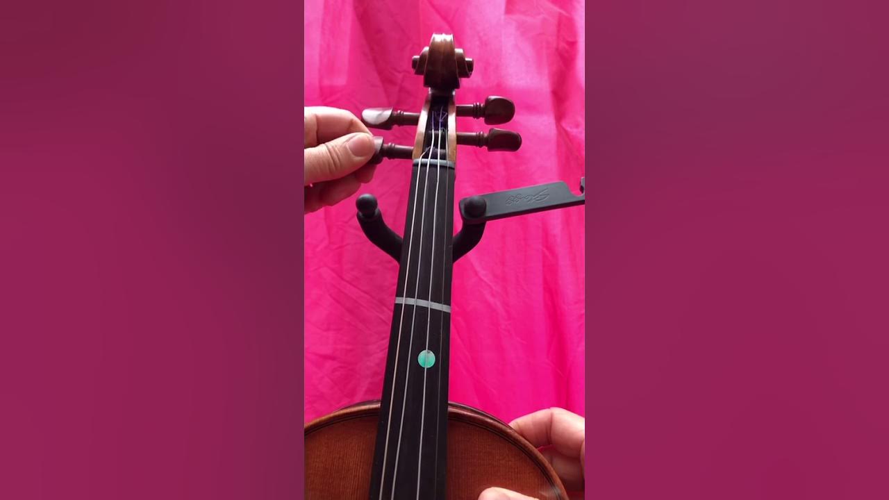 How to tune a violin with loose strings from Kate Conway YouTube