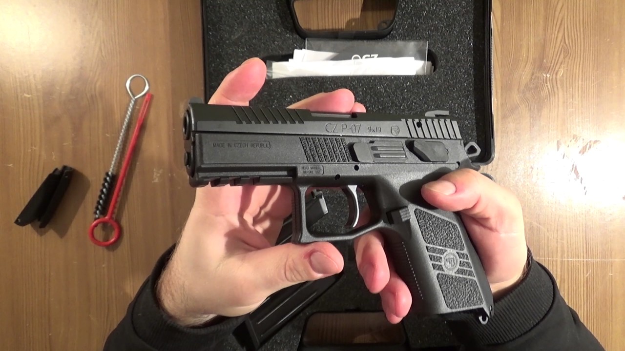 CZ P-07 review shooting in dc