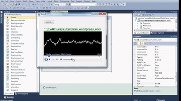 how to embed windows media player in a form with vs2010 part2