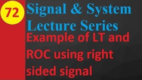 Laplace Transform and Region of Convergence (ROC) for Right-Sided Signals: Examples and Explanation