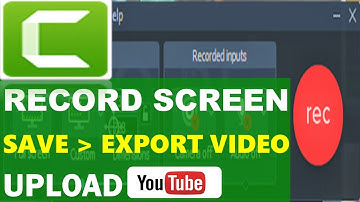 How To Record Screen Using Camtasia 9