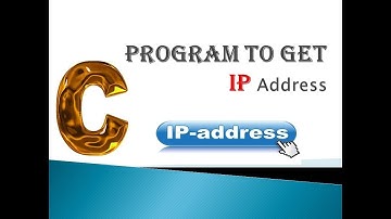 C program to Get IP address