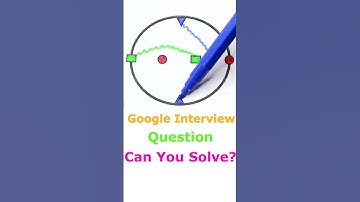 Google interview question | Can You Solve?
