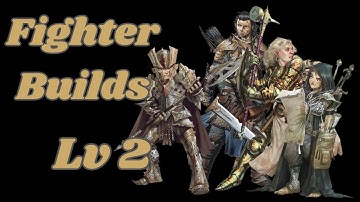 Some Fighter Builds: Pathfinder 2e Level 2
